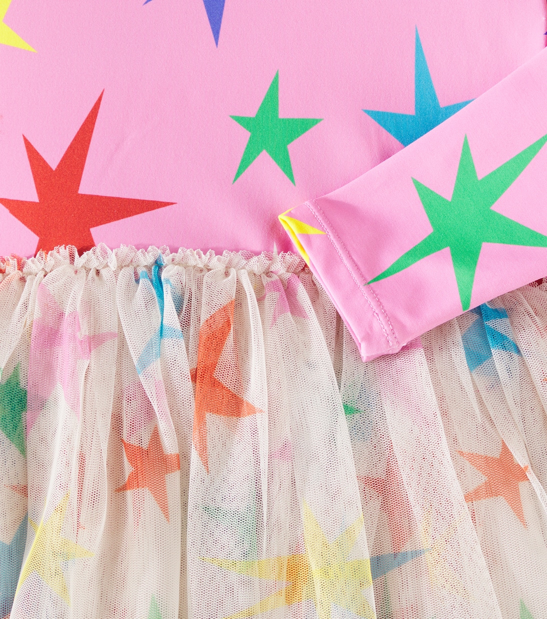 Abito con tulle e stampa | Stella McCartney Kids
