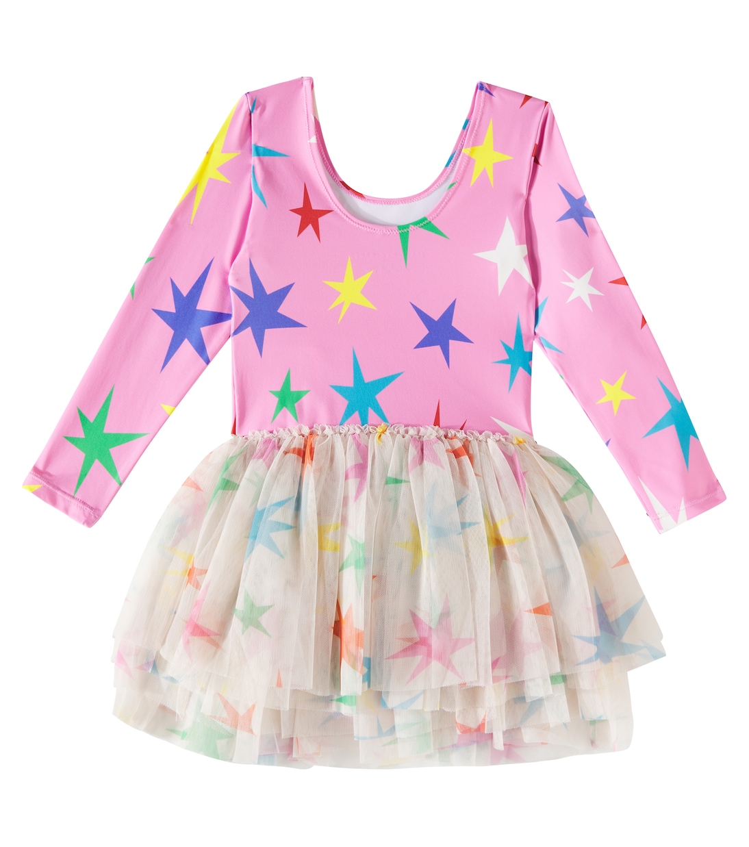 Abito con tulle e stampa | Stella McCartney Kids