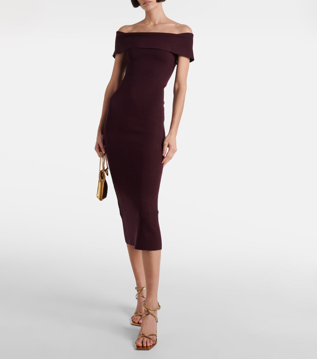 Abito midi Marceau con scollo bardot | Altuzarra