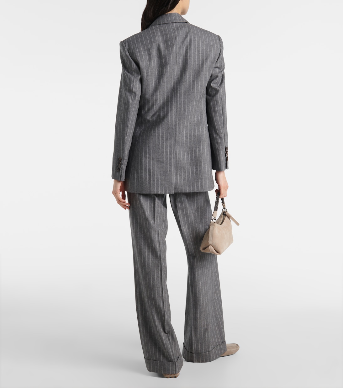 Blazer doppiopetto in lana vergine | Brunello Cucinelli
