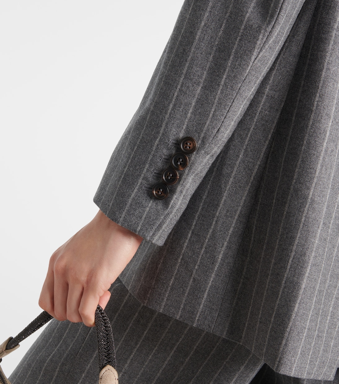 Blazer doppiopetto in lana vergine | Brunello Cucinelli