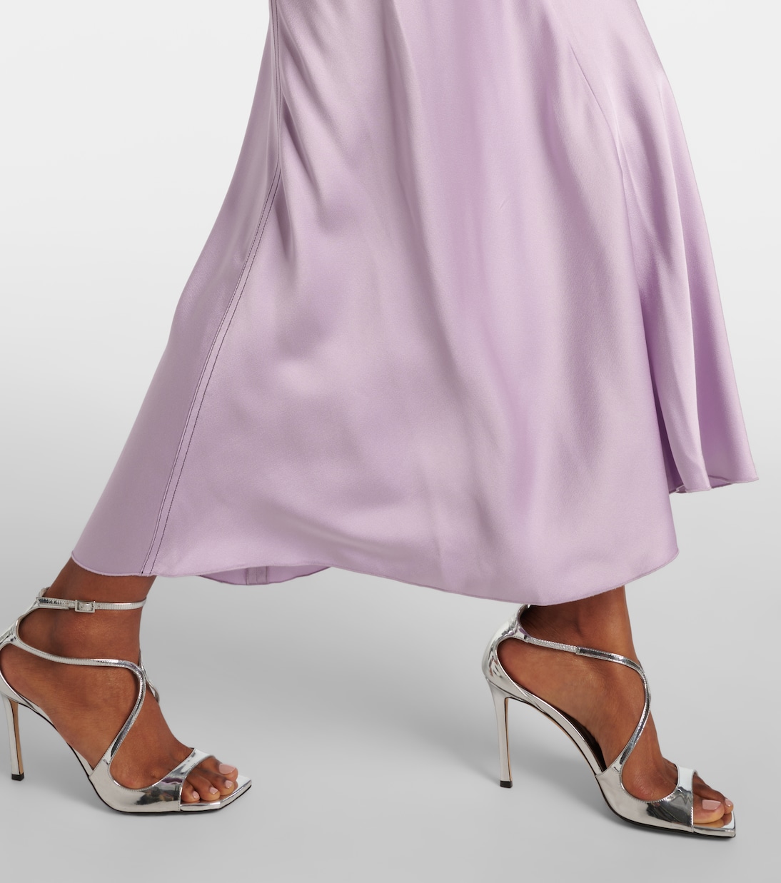 Robe midi en satin | Victoria Beckham