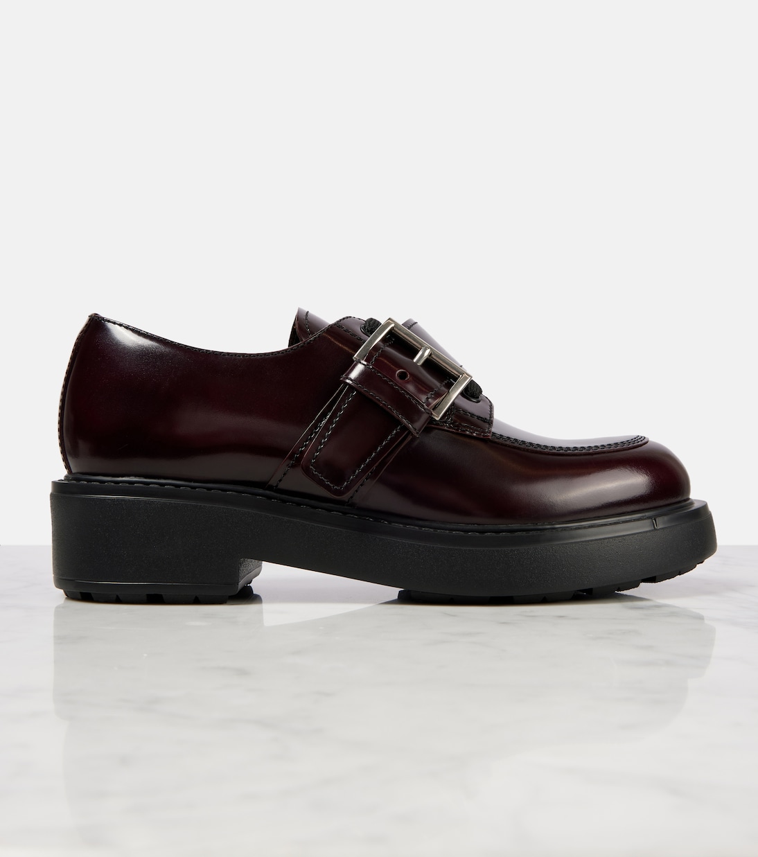 Schnürschuhe Diapason aus Leder | Prada
