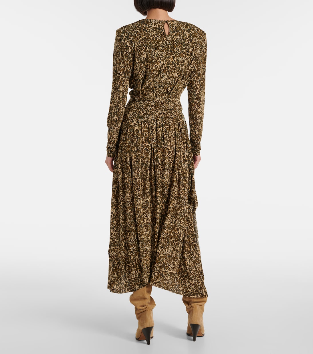 Zeidi draped leopard-print maxi dress | Isabel Marant
