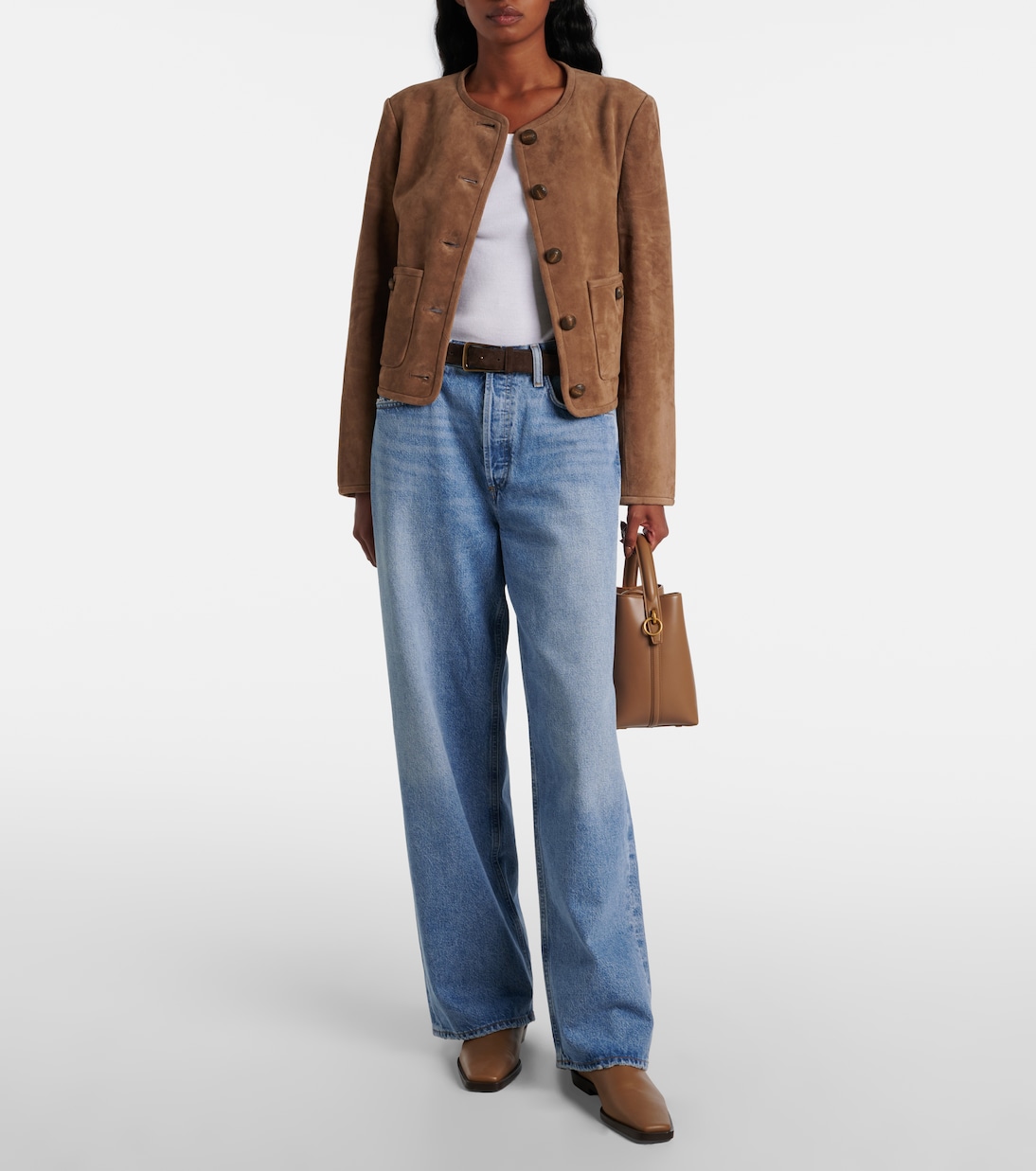 Giacca Andrea in suede | Veronica Beard