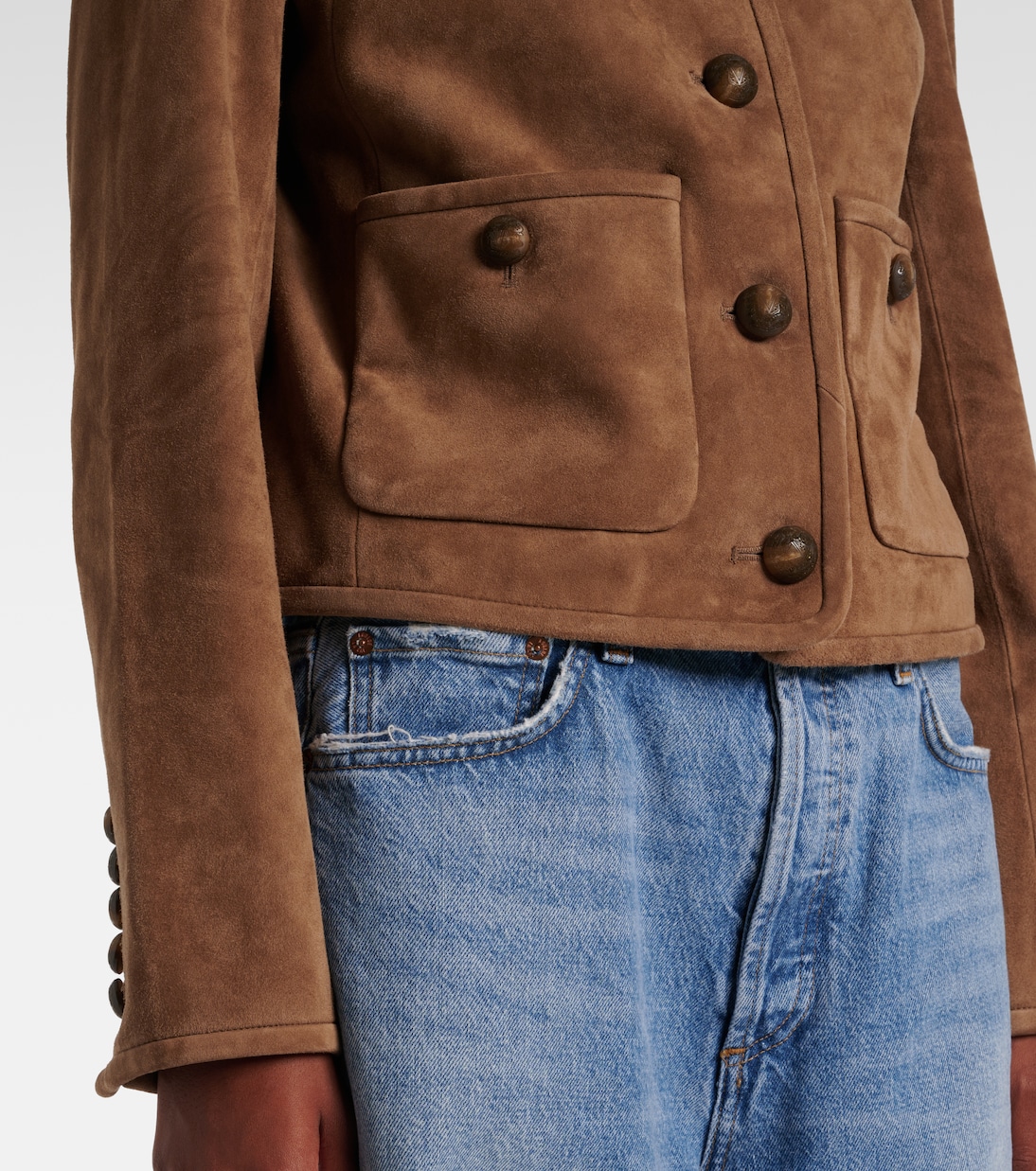 Giacca Andrea in suede | Veronica Beard