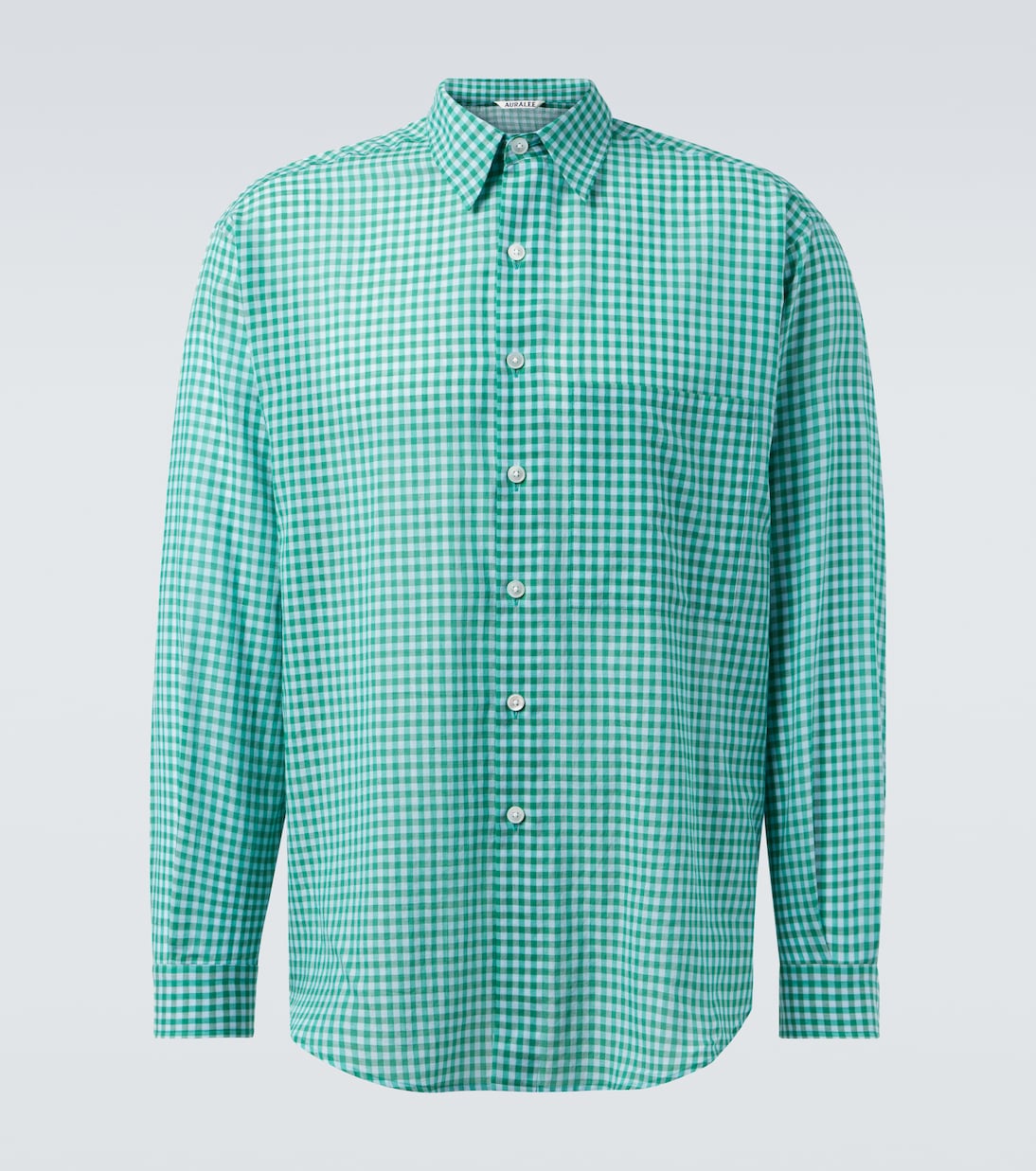 Camicia in cotone a quadretti | Auralee