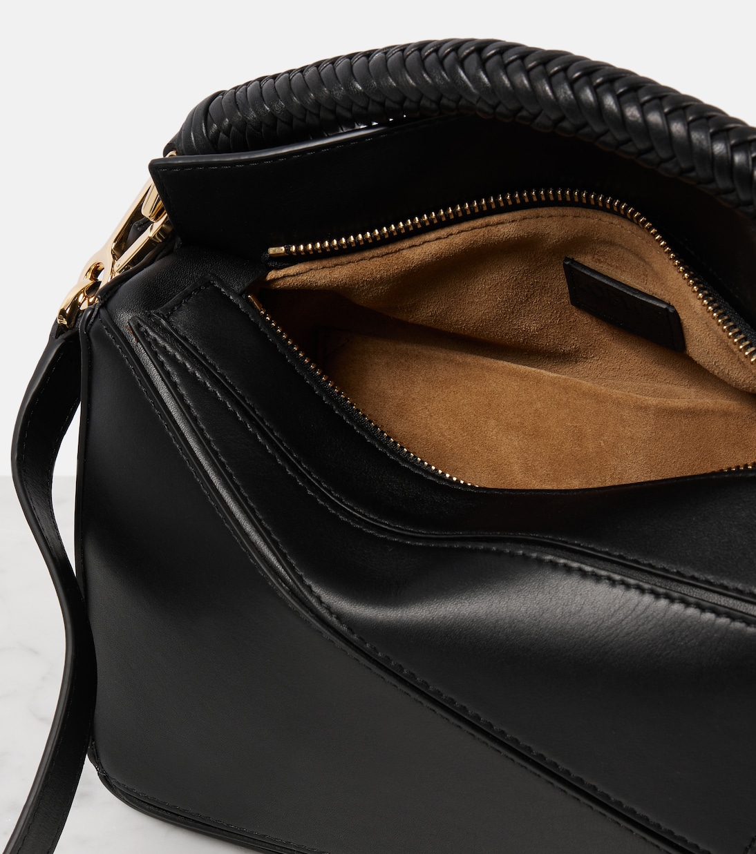 Tote Puzzle Small aus Leder | Loewe