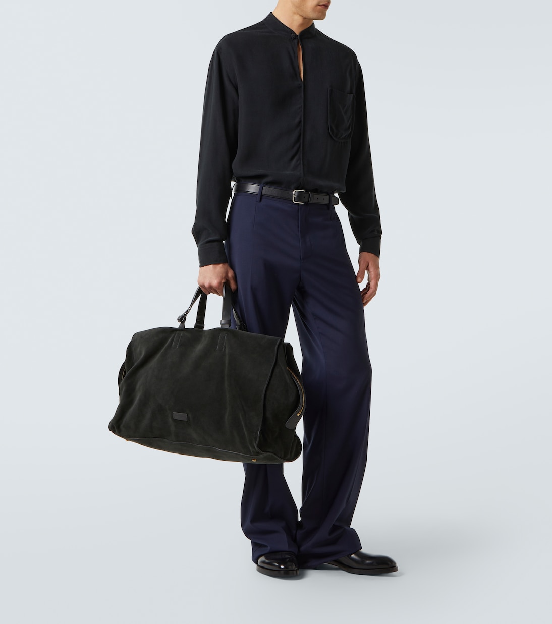 Weekender aus Veloursleder | Giorgio Armani