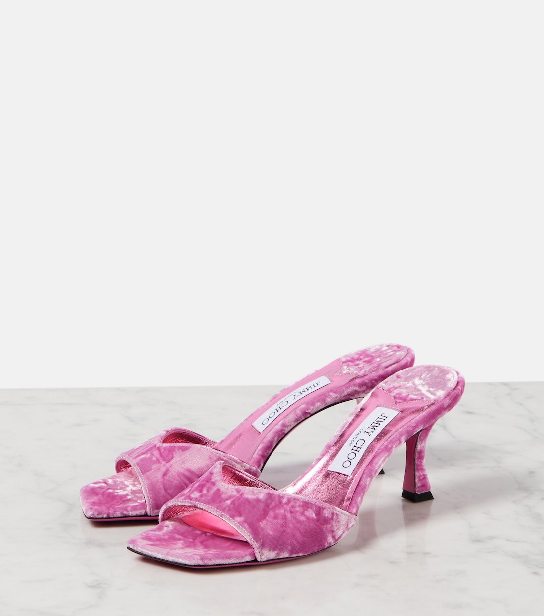 Mules Skye 70 in velluto | Jimmy Choo