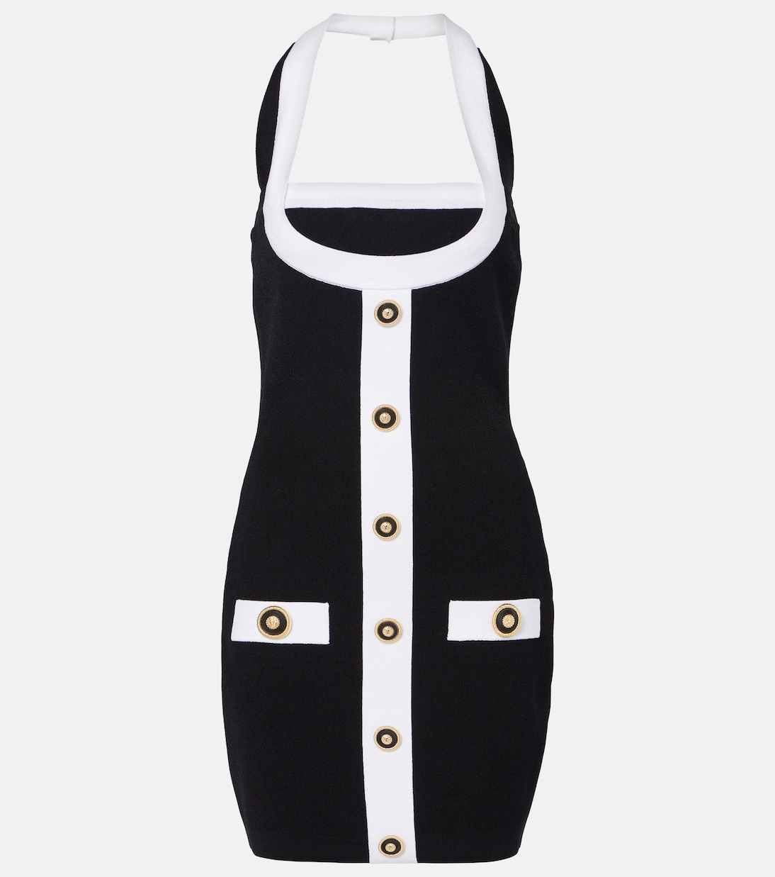 Abito corto con scollo all'americana | Balmain