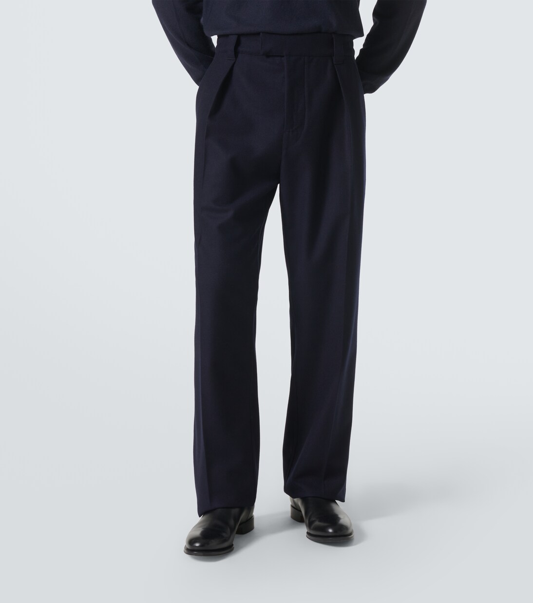 Reinga wool and cashmere straight pants | Loro Piana