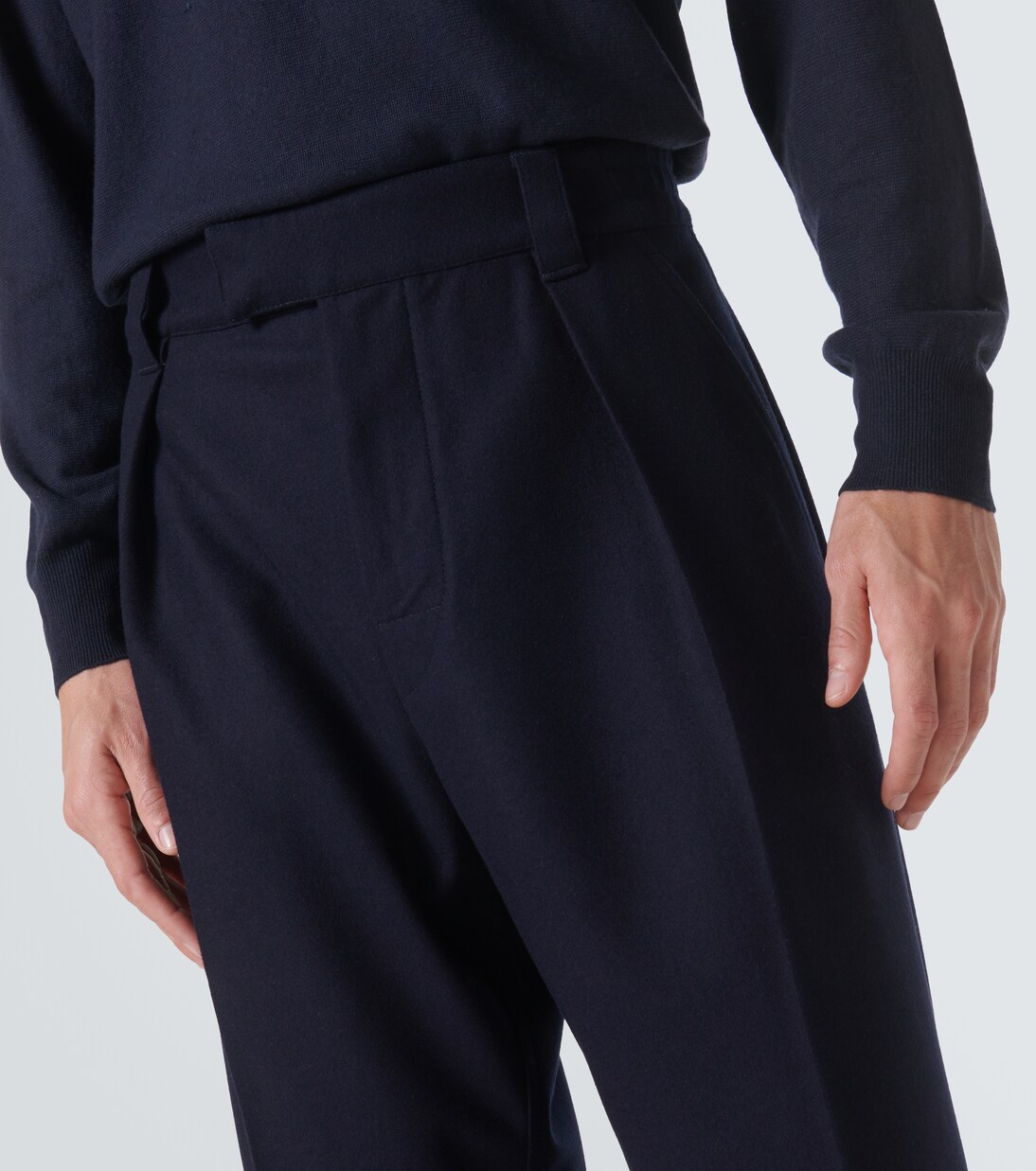 Reinga wool and cashmere straight pants | Loro Piana