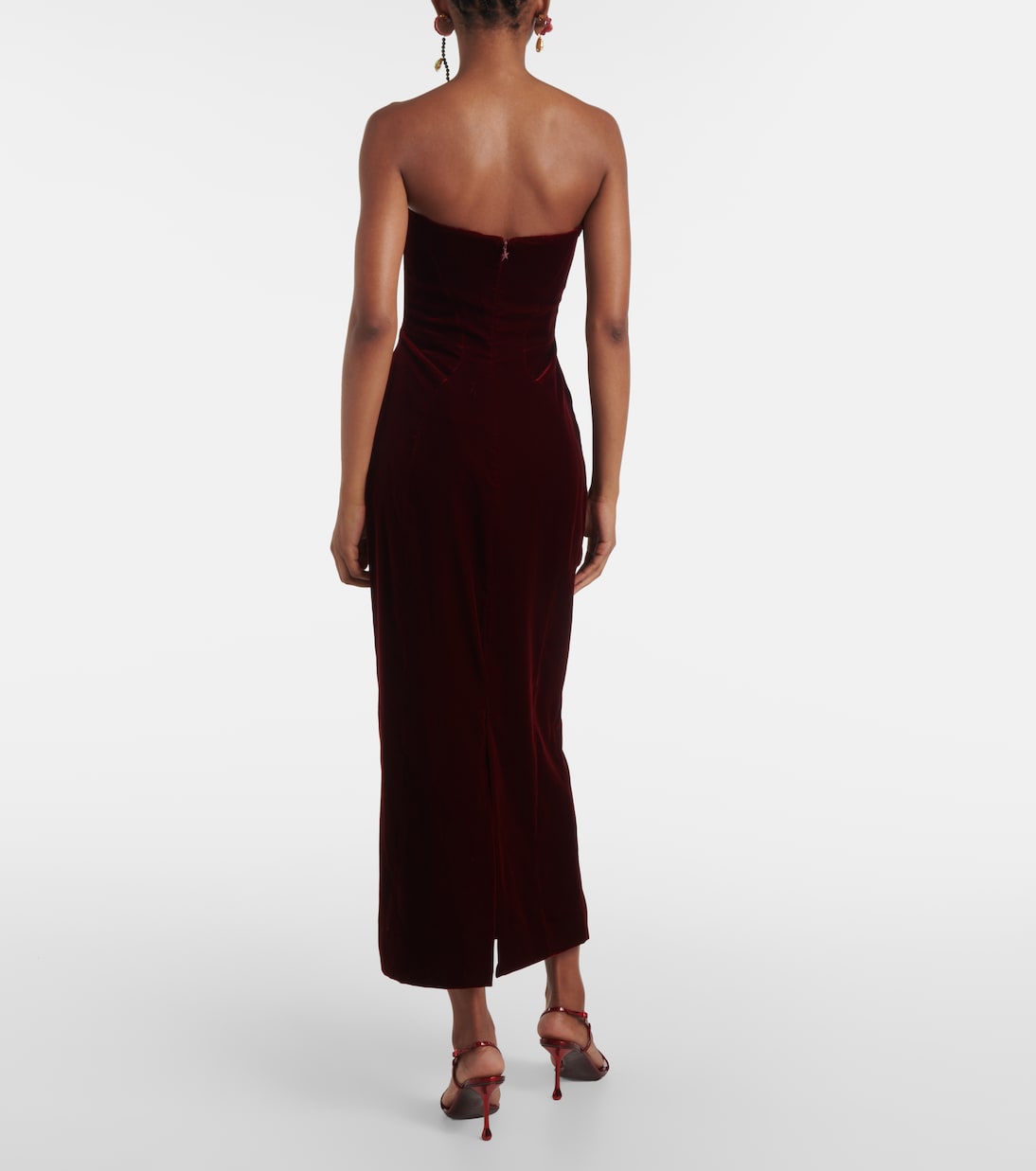Abito midi Signature in velluto | Mugler