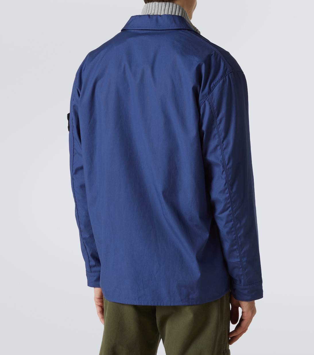 Hemdjacke Compass aus Baumwoll-Canvas | Stone Island