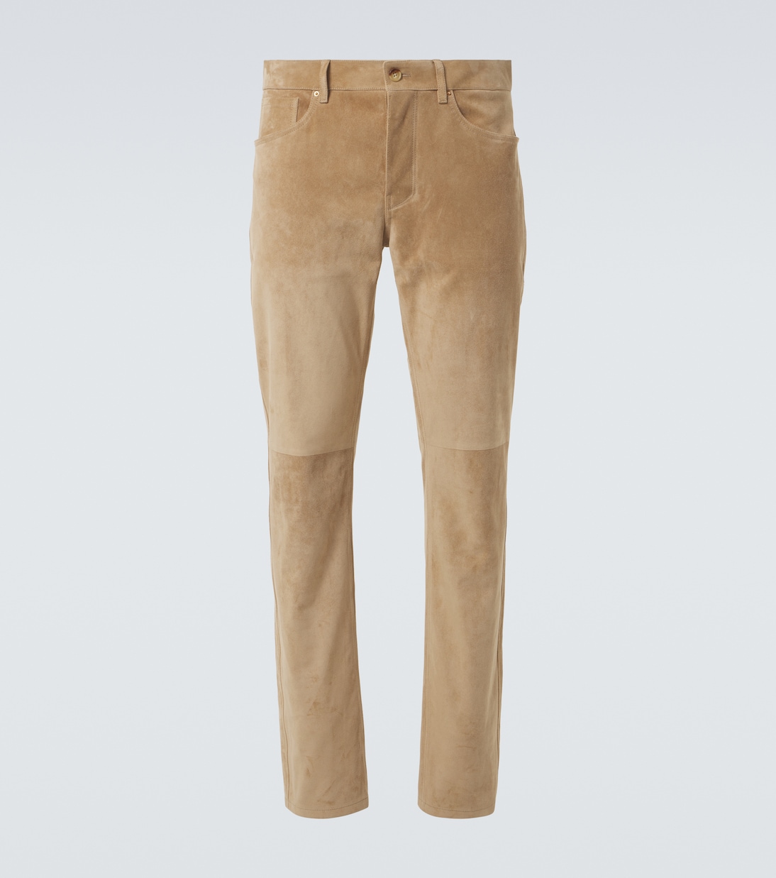 Pantaloni regular Anthony in suede | Gabriela Hearst