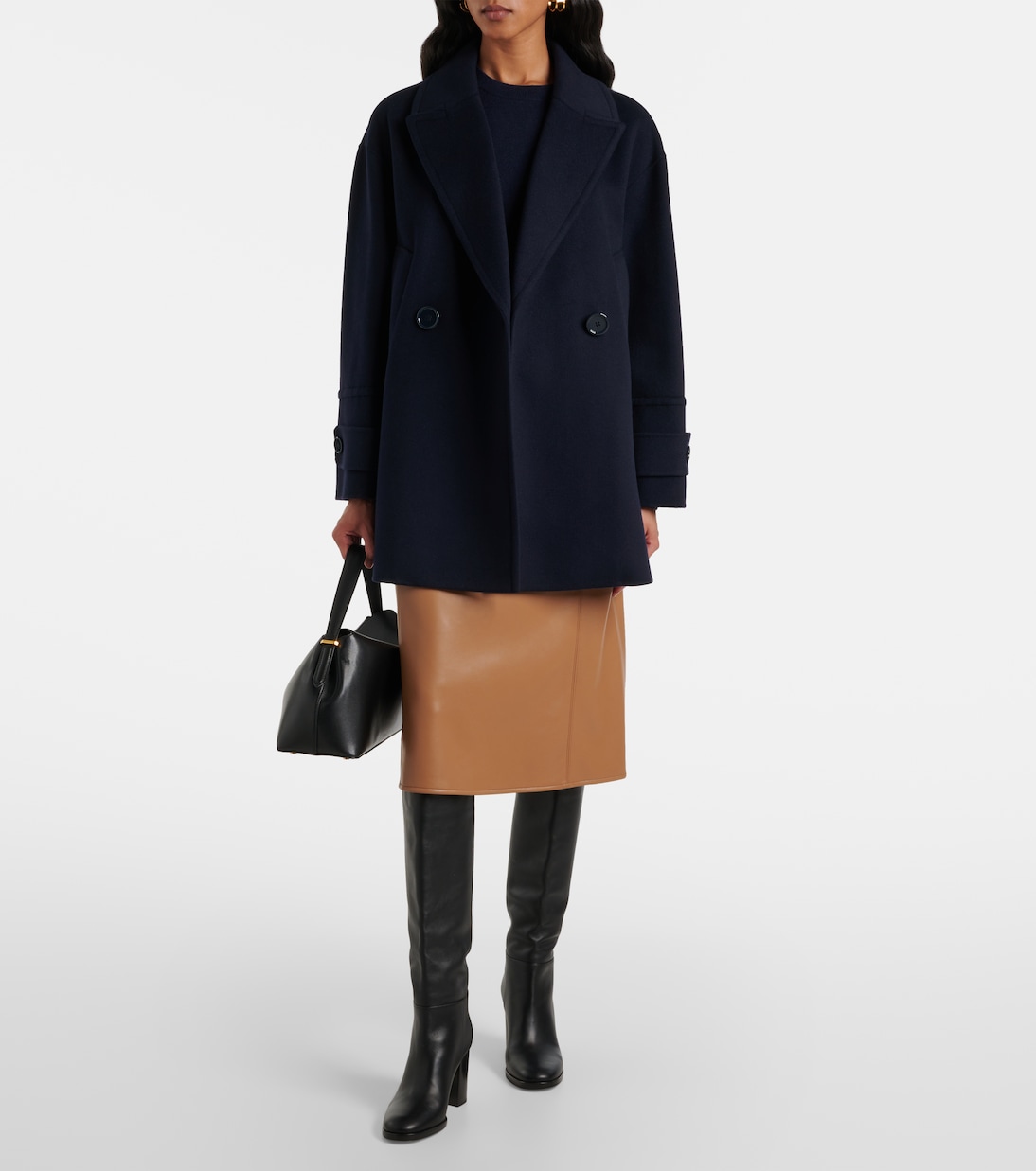 Midirock aus Lederimitat | 'S Max Mara