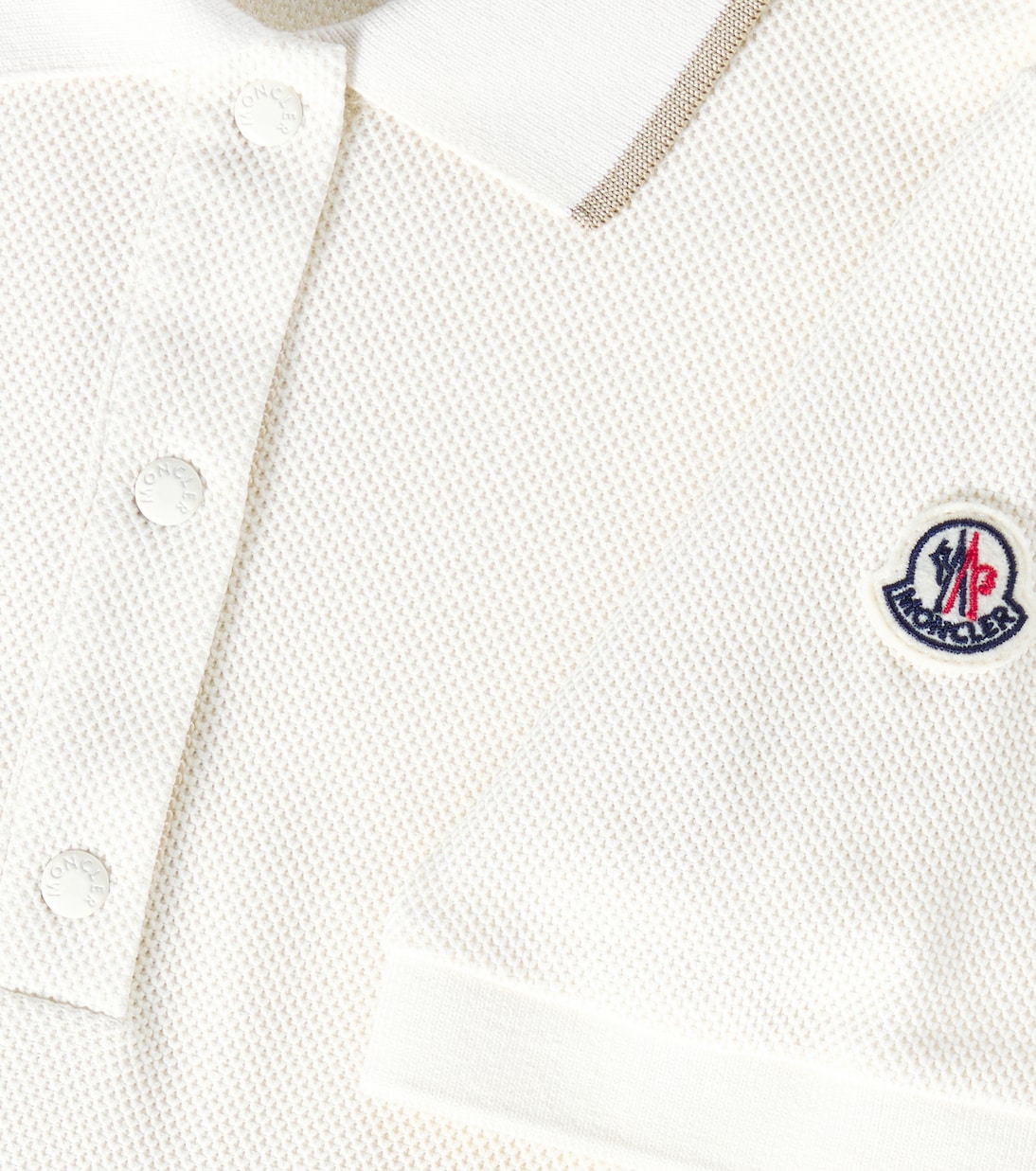 Polokleid aus Piqué | Moncler Enfant