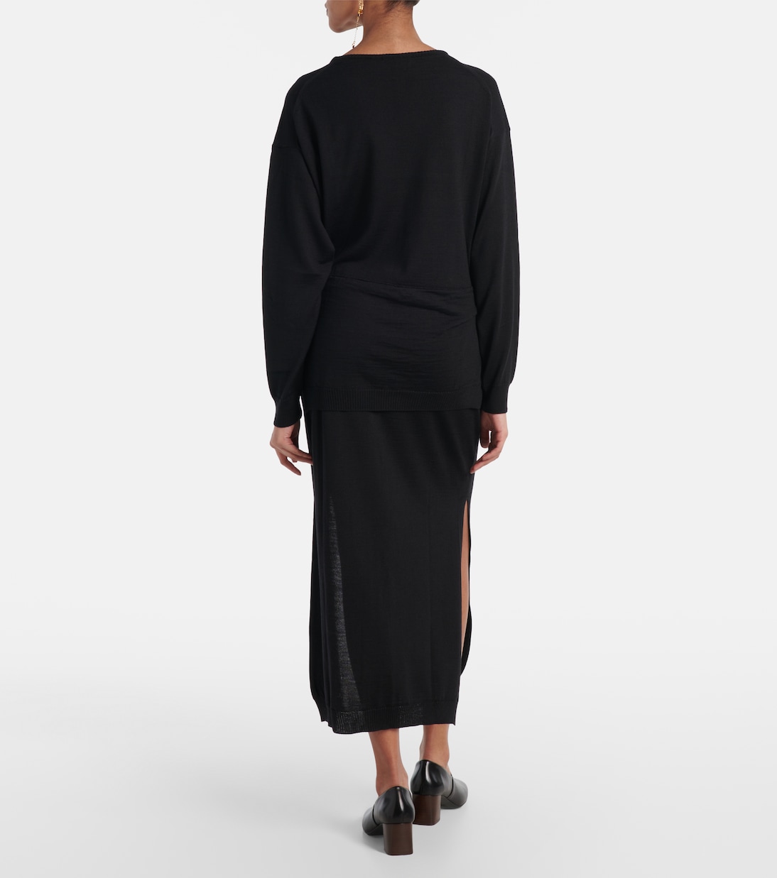 Abito in maglia con cintura | Lemaire