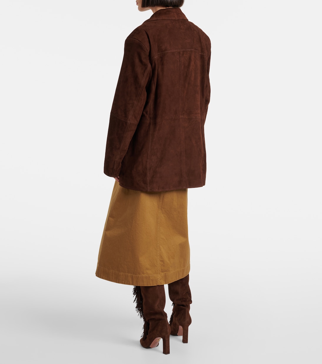 Veste Kargo en daim | Nour Hammour