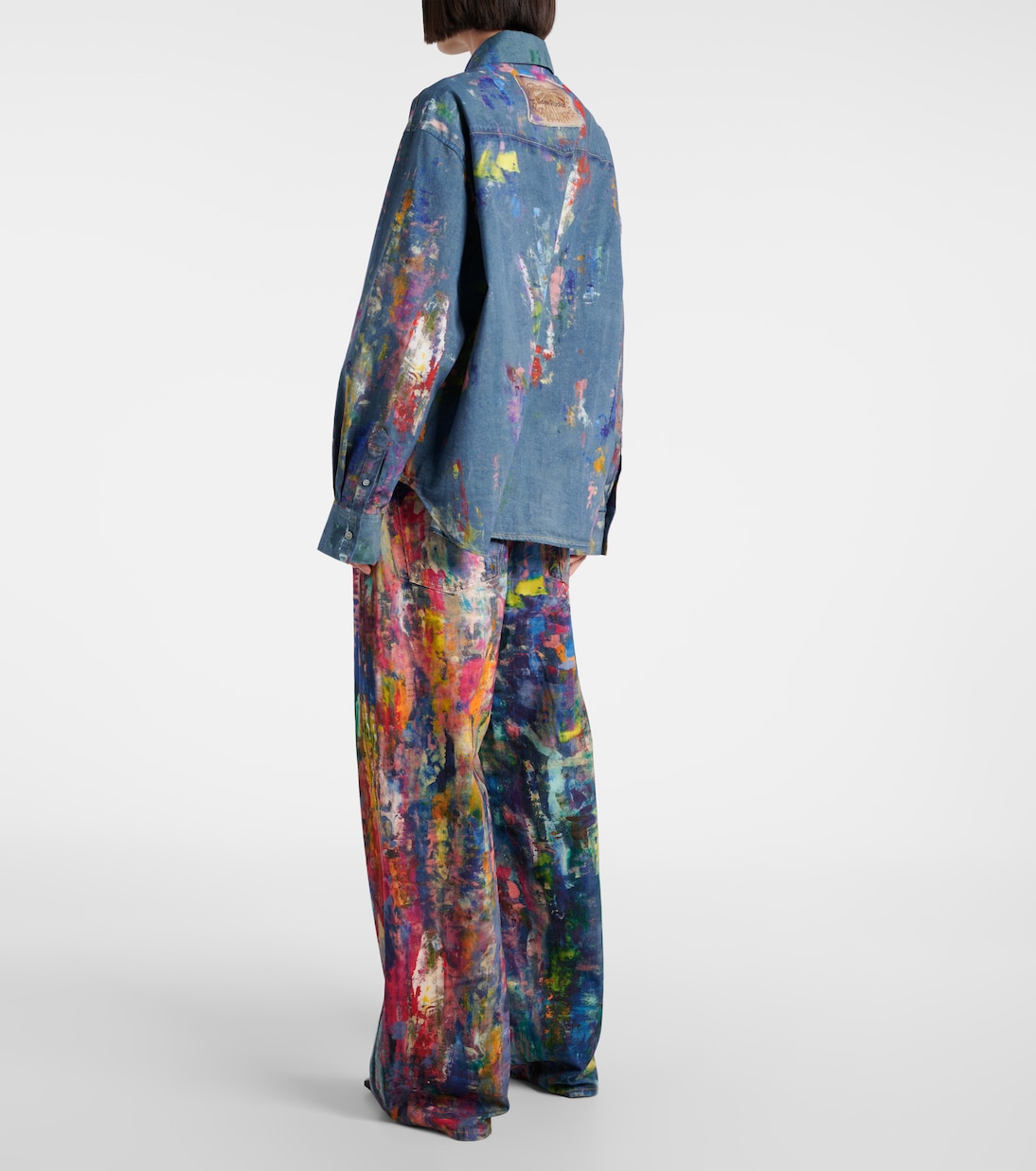 Camicia in cotone con stampa | Acne Studios