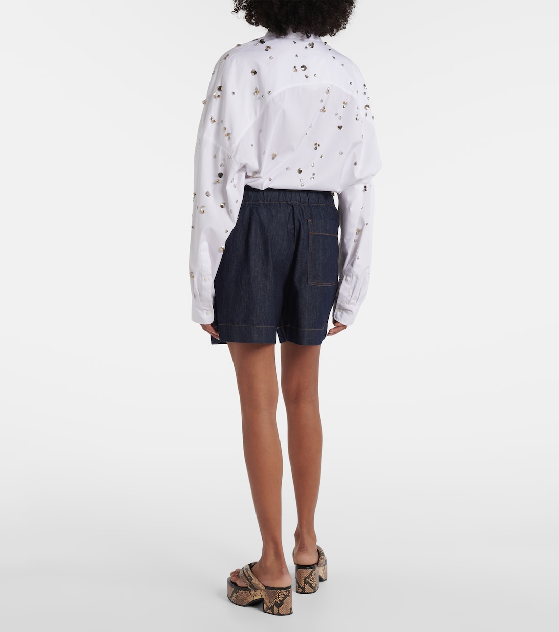 Shorts di jeans a vita alta | Dries Van Noten