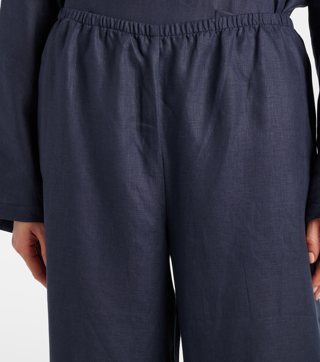 Weite Hose Austin aus Leinen | Asceno