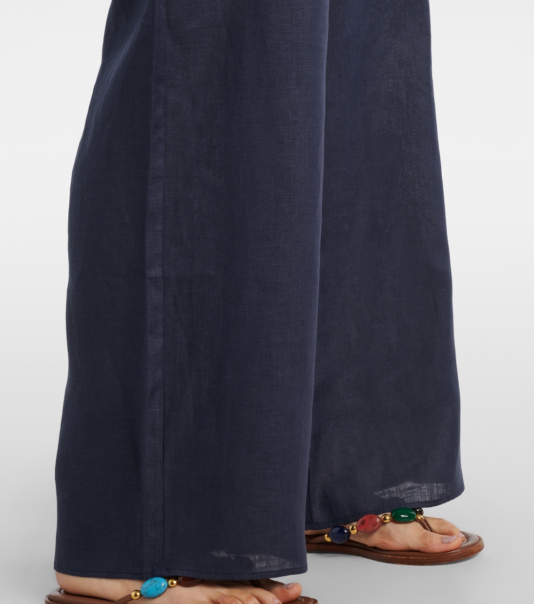 Weite Hose Austin aus Leinen | Asceno