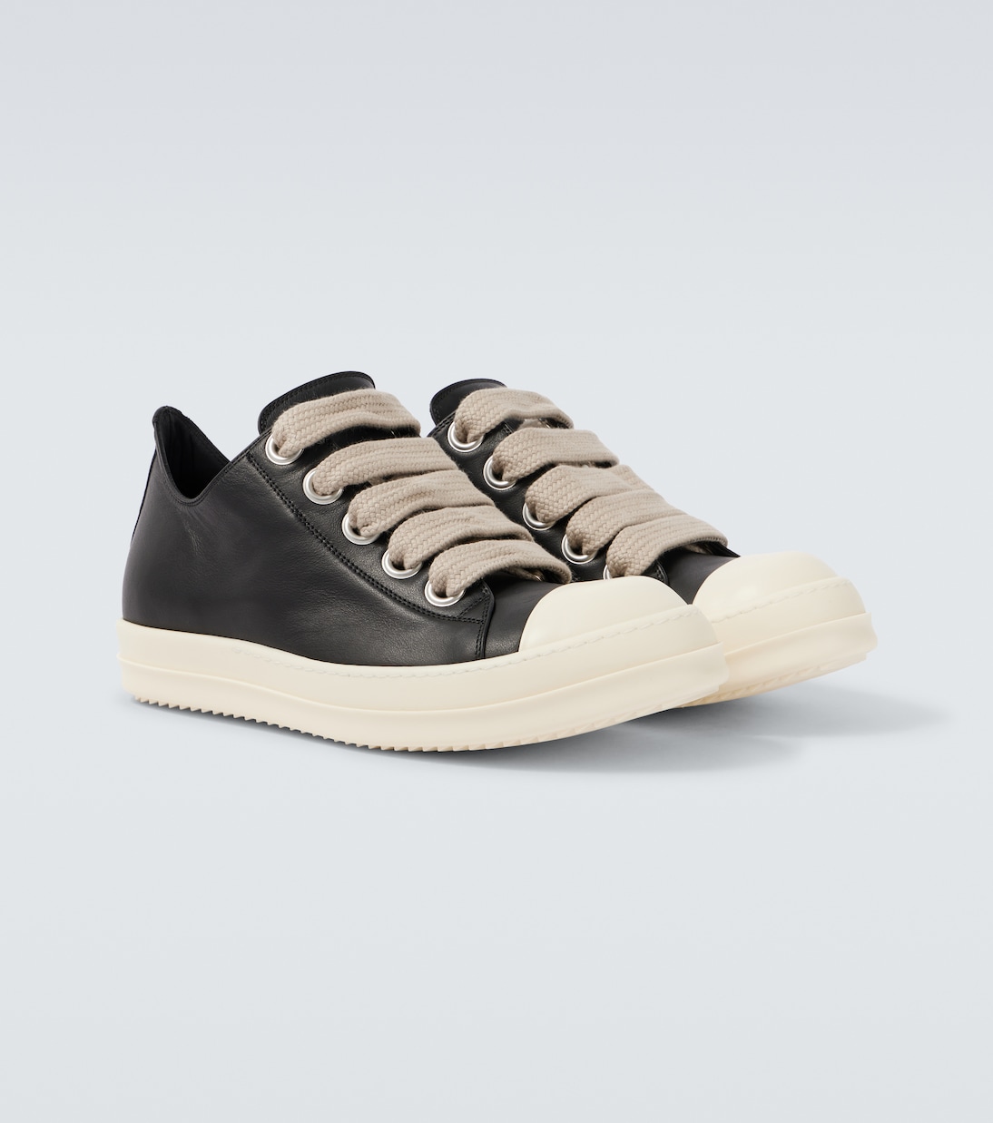 Jumbolace Low Sneaks leather sneakers | Rick Owens