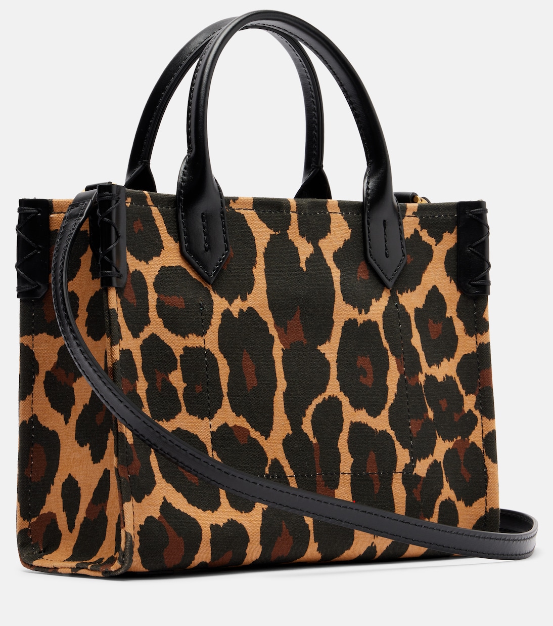 Cabas B-Army Small à motif léopard | Balmain
