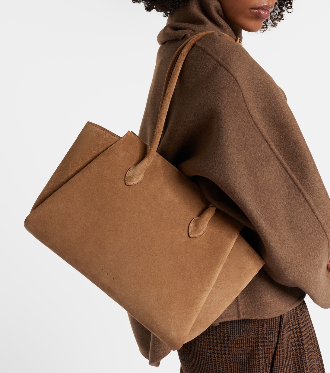 Ekme Small suede shoulder bag | Aesther Ekme