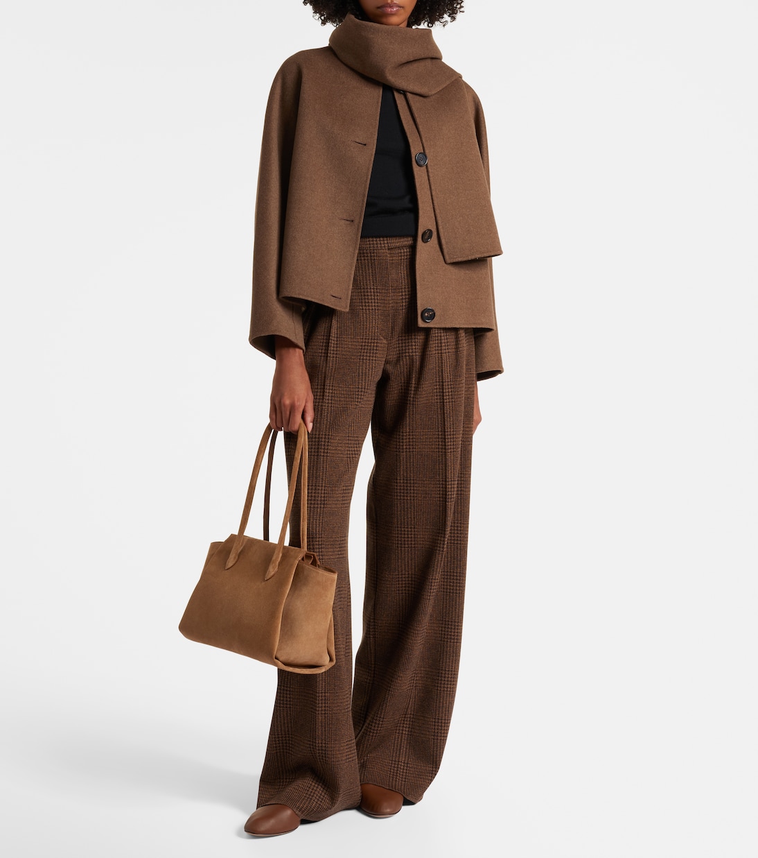 Ekme Small suede shoulder bag | Aesther Ekme