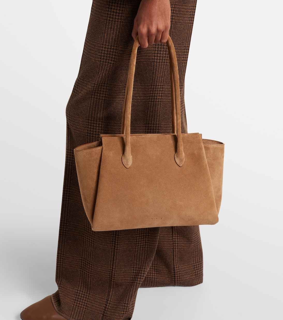 Ekme Small suede shoulder bag | Aesther Ekme
