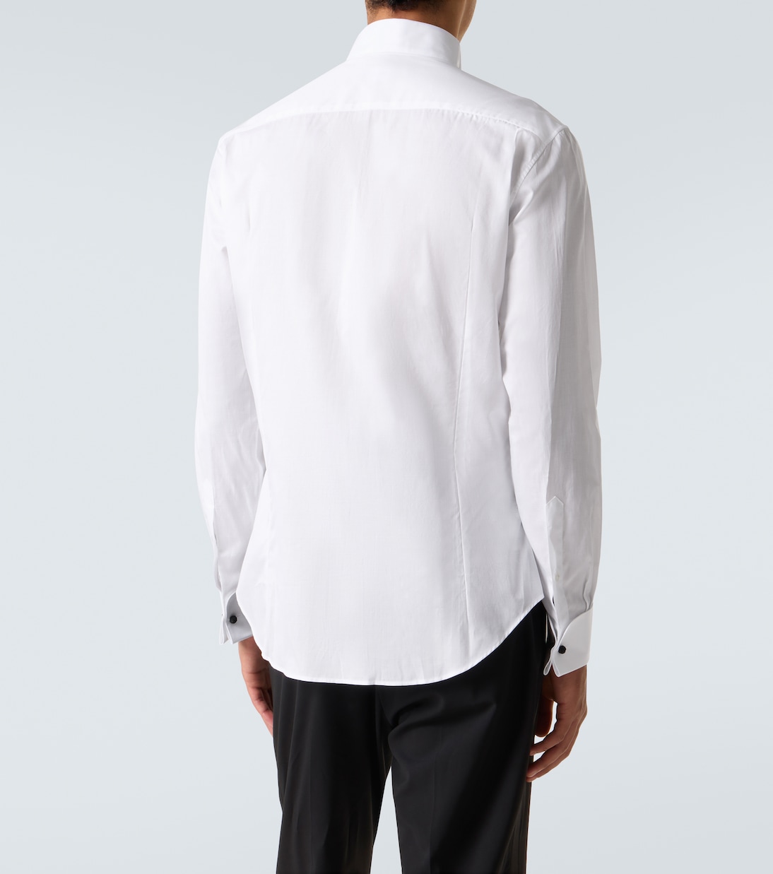 Camisa de popelín de algodón | Giorgio Armani