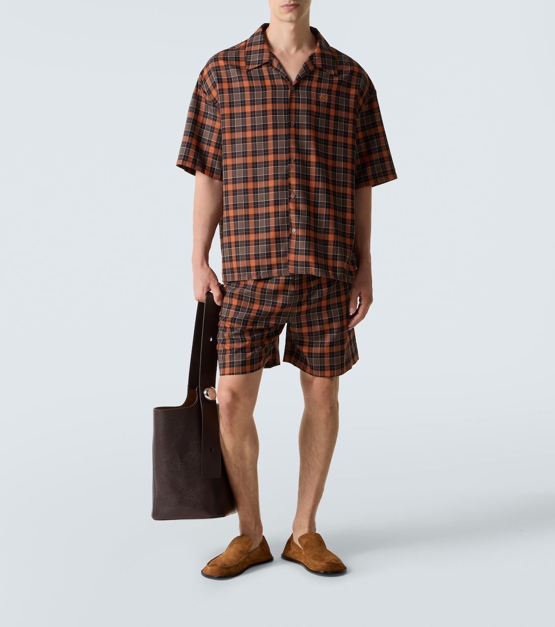 Anagram plaid bowling shirt | Loewe
