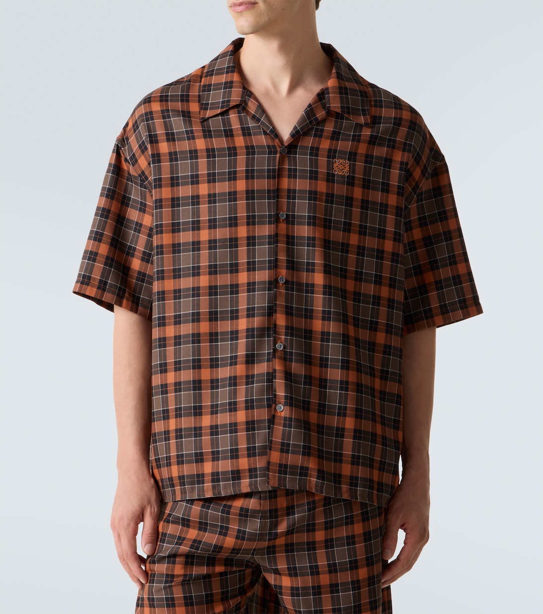 Anagram plaid bowling shirt | Loewe