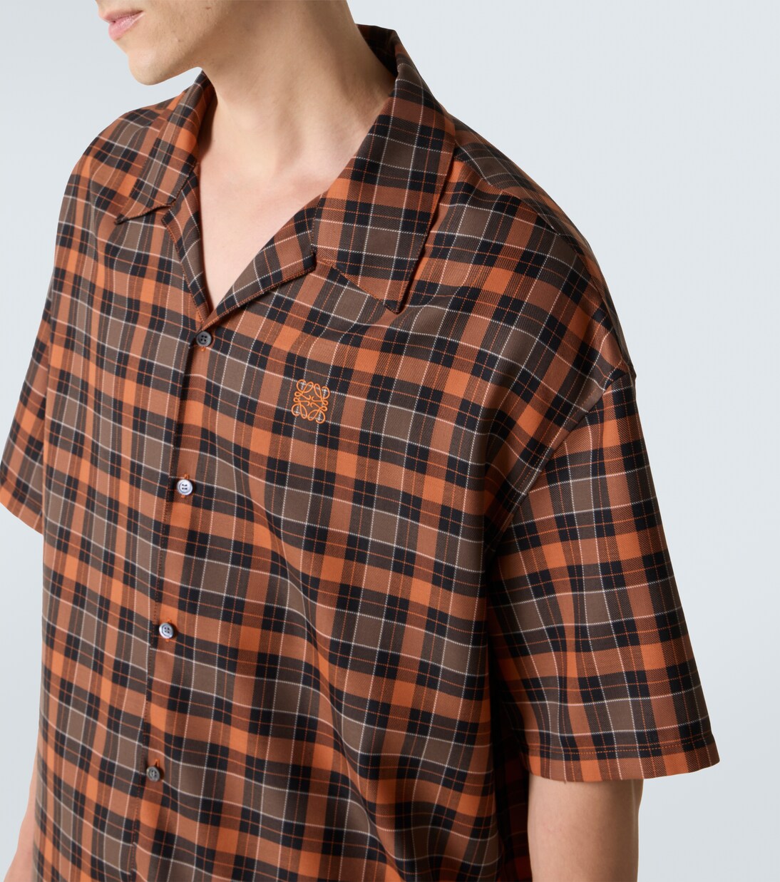 Anagram plaid bowling shirt | Loewe