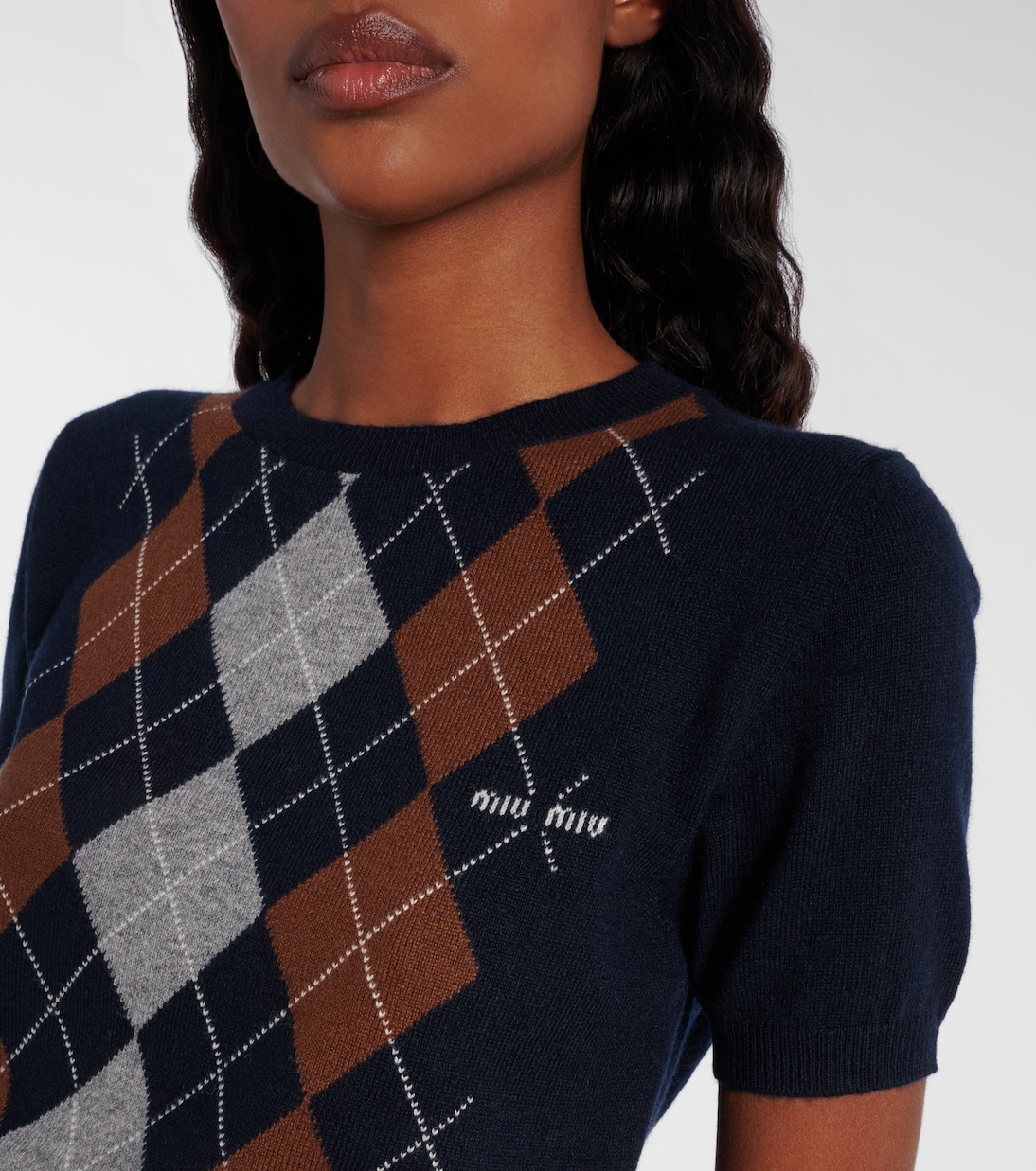 Top in maglia di cashmere | Miu Miu