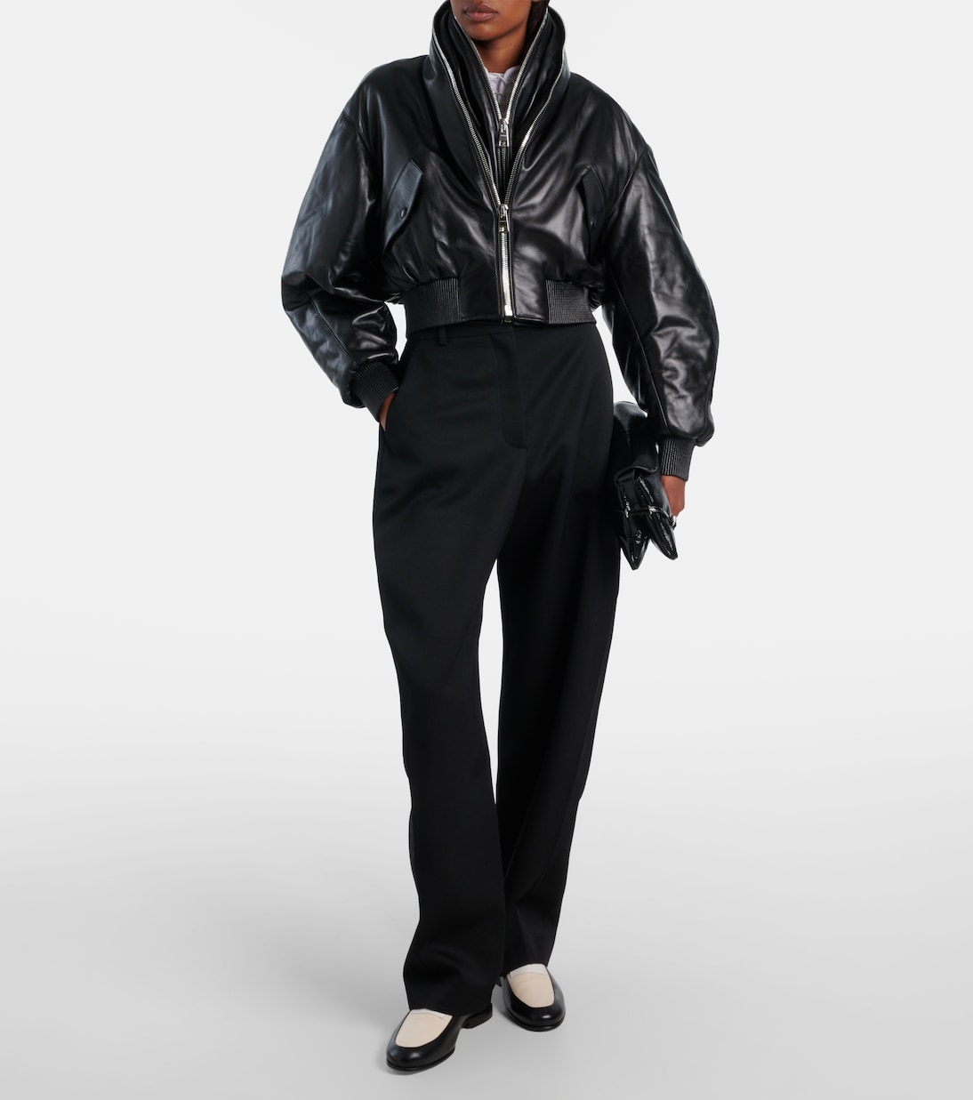 Pantalones anchos Cocoon de lana | Givenchy