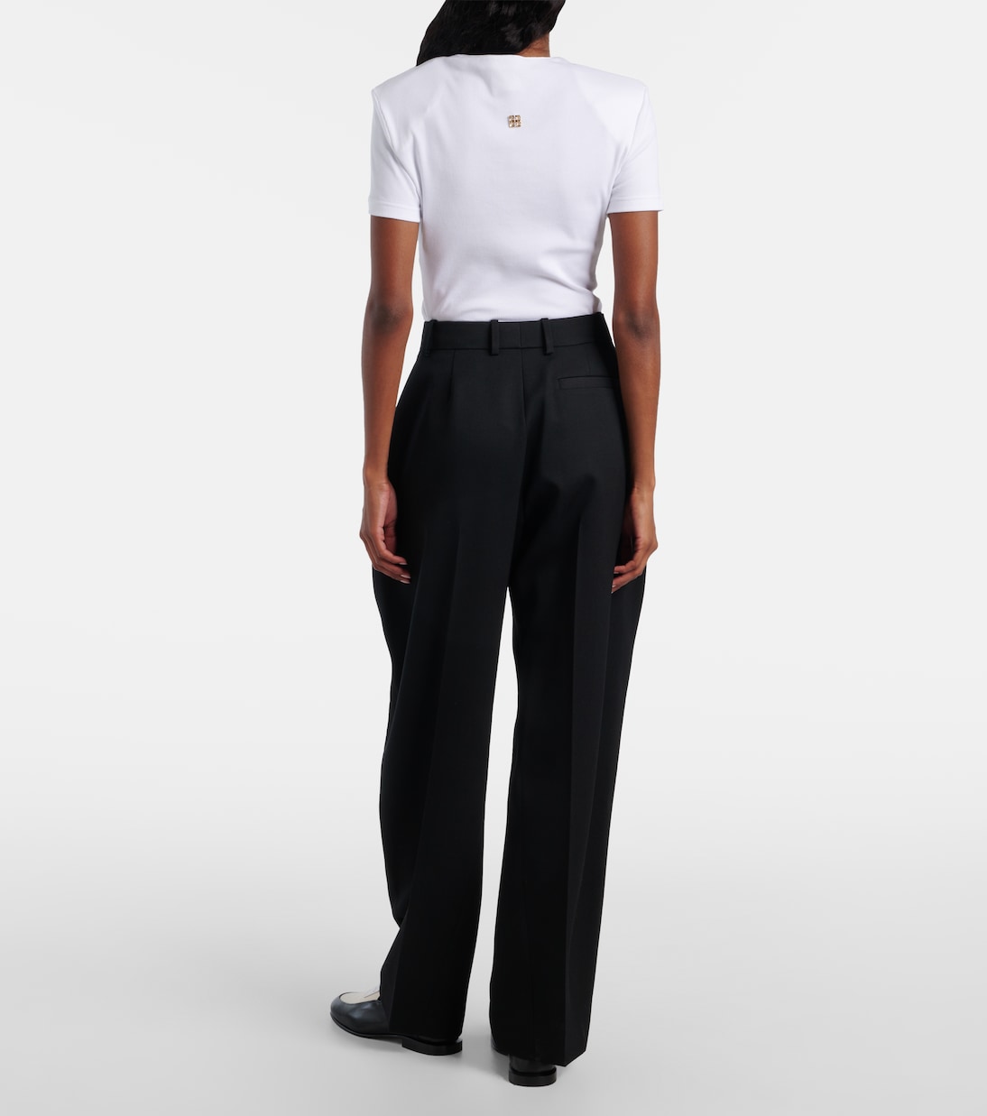 Pantalones anchos Cocoon de lana | Givenchy