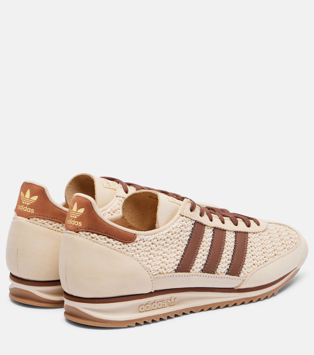 SL 72 OG suede-trimmed sneakers | Adidas