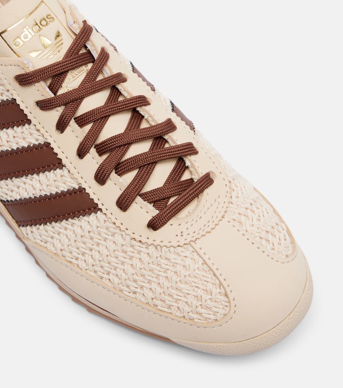 SL 72 OG suede-trimmed sneakers | Adidas
