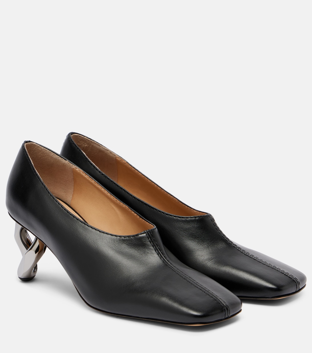 Pumps Chain 95 aus Leder | JW Anderson