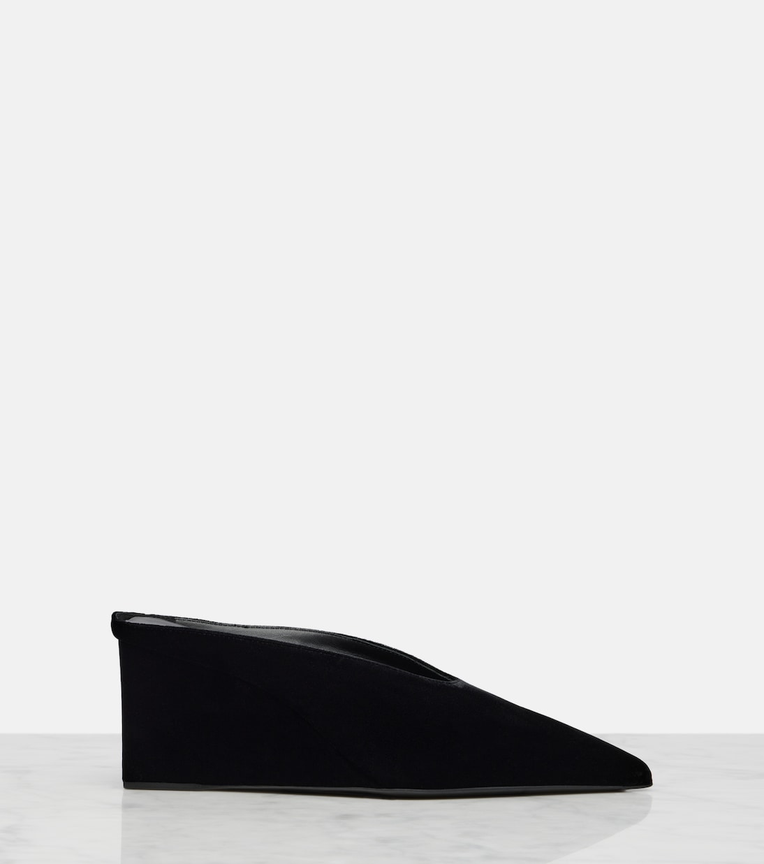 Cube 75 스웨이드 웨지 뮬 | Alaïa
