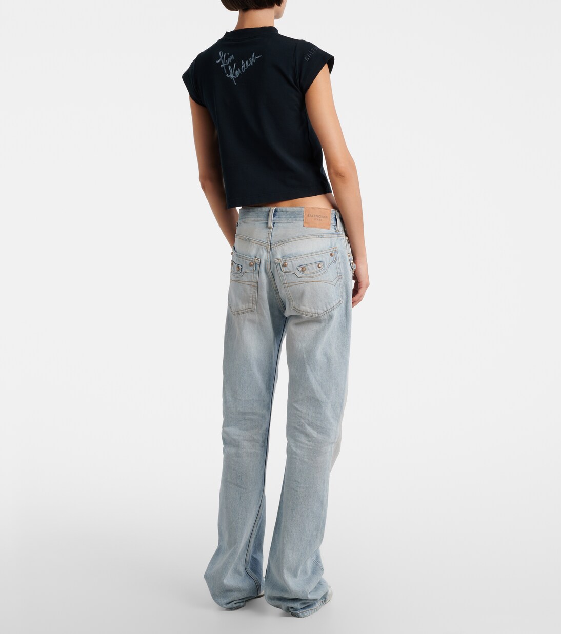 City low-rise straight jeans | Balenciaga