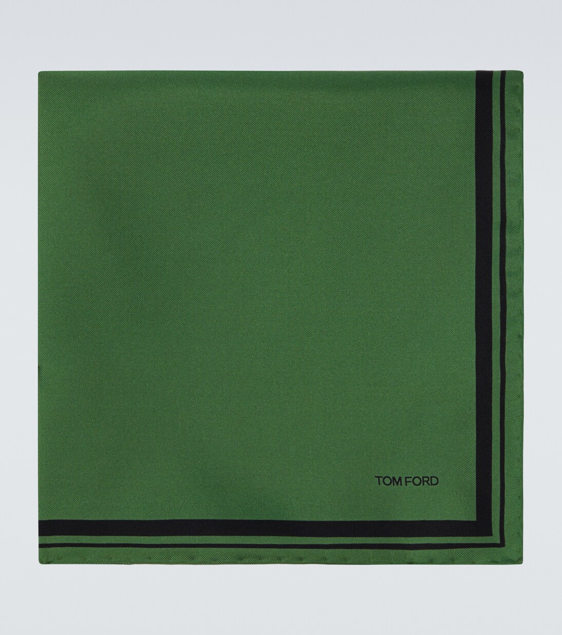 Pañuelo de bolsillo de sarga de seda estampado | Tom Ford