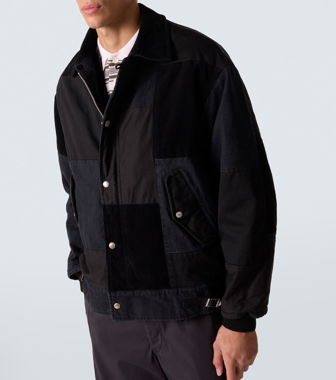Paneled cotton Oxford jacket | Comme des Garçons Homme