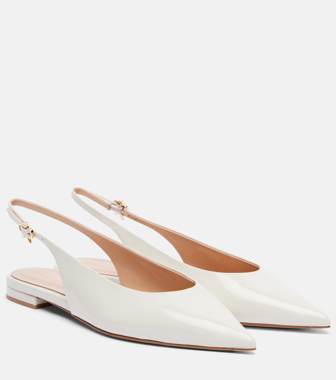 Robbie patent leather slingback flats | Gianvito Rossi