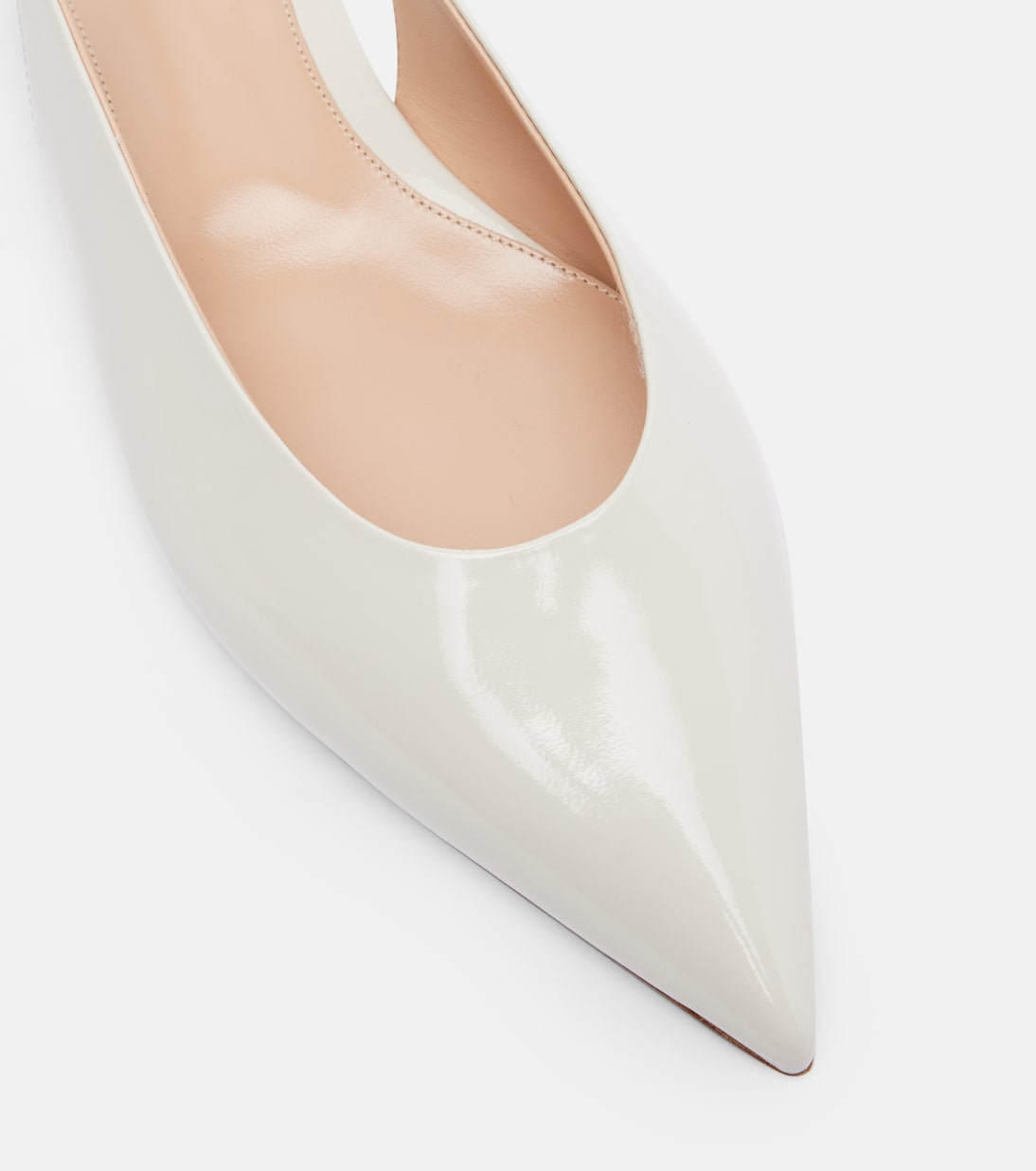 Robbie patent leather slingback flats | Gianvito Rossi