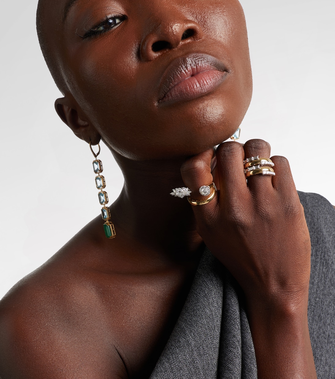 Bague Golden Strada en or jaune et blanc 18 ct et diamants | Yeprem